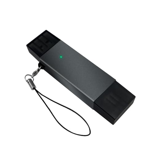 TEC Card Reader 2-in-1 USB C/USB 3.2 Micro SD and SD Memory Cards Reader Adapter with Dual USB Output. Compatible with iPhone 15 Pro Max, MacBook Pro, Chromebook, Galaxy - Ideal for Creatives