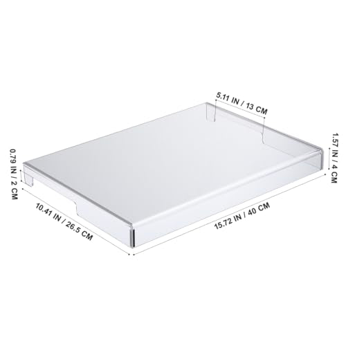 ULTECHNOVO Clear Keyboard Protector Acrylic Keyboard Dust Cover Transparent Cover for Laptop and Desktop Waterproof and Dirt-Proof Accessory for Home Office Use 15.74 X 10.43 X 1.57 in - size: 40.00X26.50X4.00CM