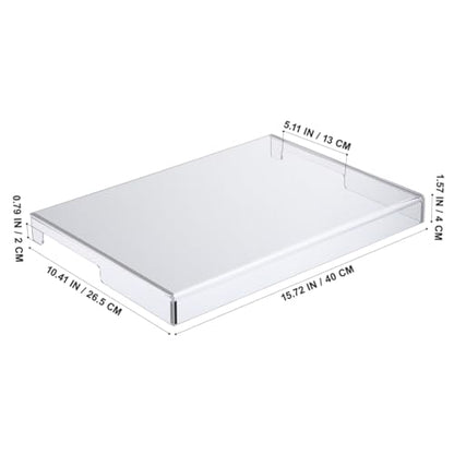 ULTECHNOVO Clear Keyboard Protector Acrylic Keyboard Dust Cover Transparent Cover for Laptop and Desktop Waterproof and Dirt-Proof Accessory for Home Office Use 15.74 X 10.43 X 1.57 in - size: 40.00X26.50X4.00CM