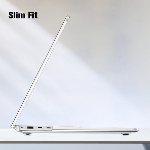 Fintie Case for 15 Inch Microsoft Surface Laptop 7 (2024 Release Model: 2037) / Surface Laptop 8th 15-inch (2026) - Protective Slim Snap On Hard Shell Cover (Crystal Clear) - color: Crystal Clear