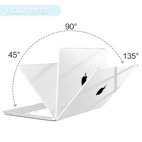 B BELK for MacBook Neo 13 Inch Case 2026 Model A3404, Crystal Clear | Scratch-Resistant, Protective Crystal Hard Shell Cover, 2 Keyboard Covers, Screen Protector - color: A Crystal Clear