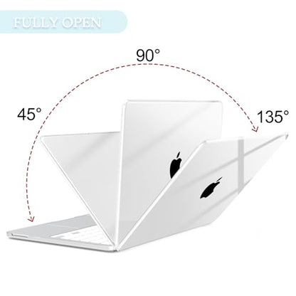 B BELK for MacBook Neo 13 Inch Case 2026 Model A3404, Crystal Clear | Scratch-Resistant, Protective Crystal Hard Shell Cover, 2 Keyboard Covers, Screen Protector - color: A Crystal Clear