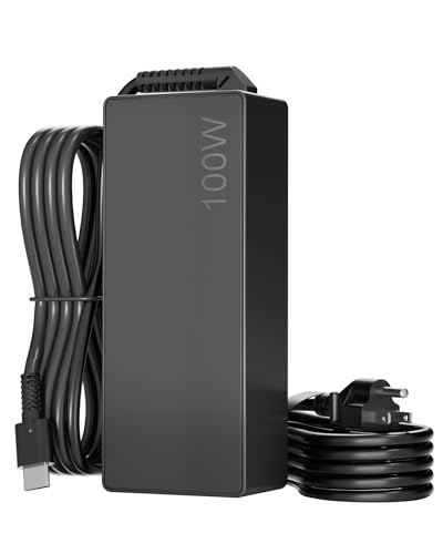 Universal 100W USB-C Laptop Charger Compatible with Lenovo, Acer, HP, Dell, MacBook, ASUS, Samsung, Google and More Type-C Computers, PD 3.0 Fast Charging Power Cord AC Adapter - color: black1