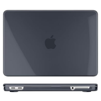 Batianda CrystalAir Case for MacBook Neo 13 Inch 2026, Crystal Black | 4-in-1 Bundle Ultra Clear Slim Hard Shell, Lightweight Everyday Protection for MacBook Neo 13 Inch 2026 Model A3404 - color: Crystal Black