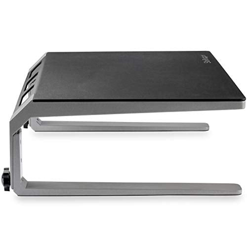 StarTech Monitor Riser Stand for up to 32in, Steel and Aluminum (MONSTND) | For up to 32" (22lb/10kg) Monitor, Computer Monitor Riser, Height Adjustable