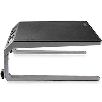 StarTech Monitor Riser Stand for up to 32in, Steel and Aluminum (MONSTND) | For up to 32" (22lb/10kg) Monitor, Computer Monitor Riser, Height Adjustable