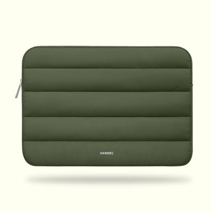Vandel The Original Puffy Laptop Sleeve Case, 13-14 inch Laptop Sleeve Bag | Compatible with MacBook Air/Pro 13/Pro 14/iPad Pro 12.9, HP Dell ASUS Computer Case Bag Cover, Stylish Aesthetic Design - color: m. Army, size: 13-14 Inch