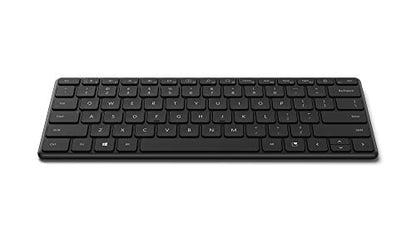 Microsoft Designer Compact Keyboard - Matte Black. Standalone Wireless Bluetooth Keyboard. Compatible with Bluetooth Enabled PCs/Mac