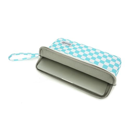 canvaslife 13.3-inch Notebook Computer, Shockproof, Waterproof and Protective Travel Notebook Computer case, Suitable for 13-13.3-inch Notebook Computer Cases (Ice Blue Checker) - color: Ice Blue Checker, size: 13 inch/13.3 inch