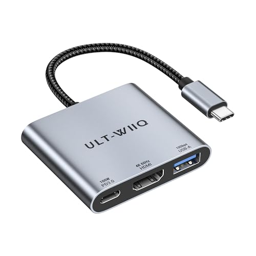 USB C Hub Multiport Adapter with HDMI 4K@60Hz HDR, PD 100W Charging, 10Gbps USB 3.2, USB C to HDMI Converter for MacBook, iPad Pro, iPhone 17 Pro, Samsung S25/S26, Steam Deck, Switch 2, Surface Laptop
