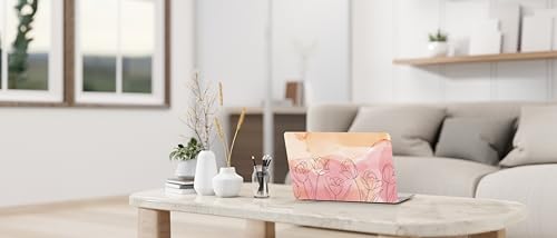 Laptop Skin Sticker Cover Decal - Flower Decal - Universal Size - Fits All laptops up to a 16” Diagonal Size | Easy to Apply, Remove and Change Styles (Watercolor Flowers) - style: Watercolor Flowers