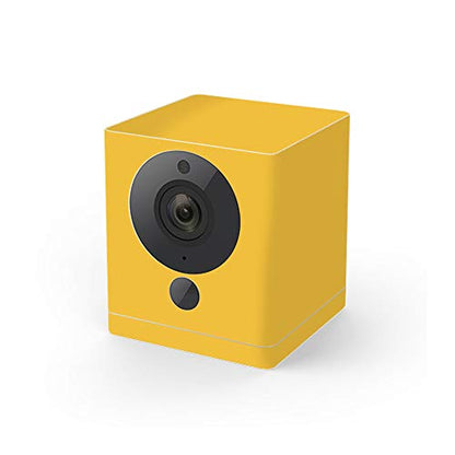MightySkins Skin Compatible with Wyze Cam V2 - Solid Marigold | Protective, Durable, and Unique Vinyl Decal wrap Cover | Easy to Apply, Remove, and Change Styles | Made in The USA - color: Marigold