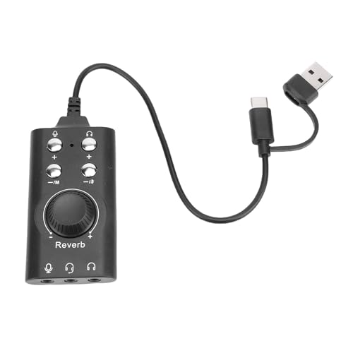 Generic USB Sound Card, External Stereo Sound Adapter with Volume Control and 7.1 Surround, for PC Laptop Desktop Headset OS X