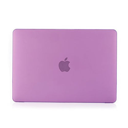 RUBAN Case Compatible with MacBook 12 Inch A1534 - Slim Snap On Hard Shell Protective Cover and Keyboard Cover, Purple - color: Purple