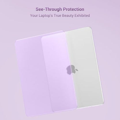 MOSISO Compatible with MacBook Neo Case 13 inch 2026 A3404 A18 Pro Chip | Scratch-Resistant Ultra-thin Protective Hard Shell Case Cover, Purple - color: Purple