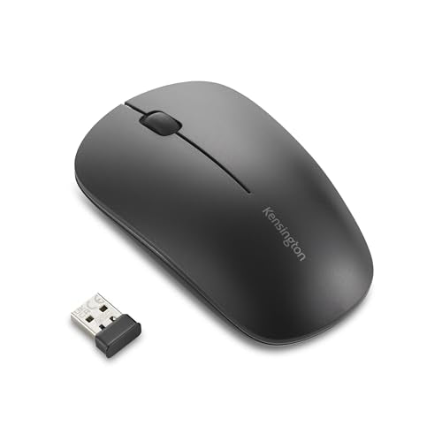Kensington MY230 EQ Wireless Rechargeable Mouse, Ambidextrous Design, Quiet-Click, 2.4GHz, Bluetooth 5.0, Black (K75303NA) - size: Rechargeable Mouse
