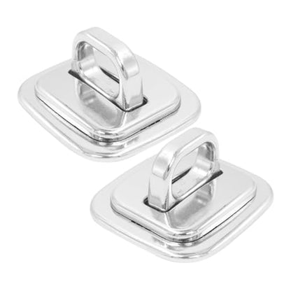 Mikikit Laptop Security Lock Anchor Plate 2pcs with Fixed Base for Multi-Model Laptops, External Anti-Theft Cable Lock Compatible with Office, School, and Library Use