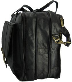 Expandable Laptop Briefcase- Black