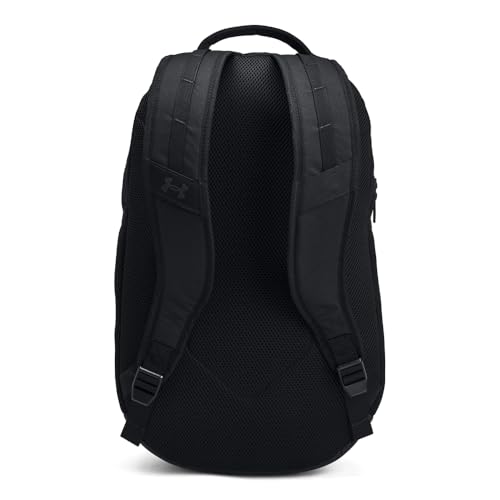 Under Armour Unisex-Adult Hustle 6.0 Backpack, (003) Black/Black/Black, One Size Fits Most - color: (003) Black / Black / Black, size: One Size