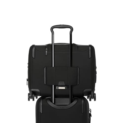 TUMI - Alpha Deluxe Expandable 4-Wheeled Laptop Briefcase - 15 Inch Computer Bag for Men and Women - color: Black