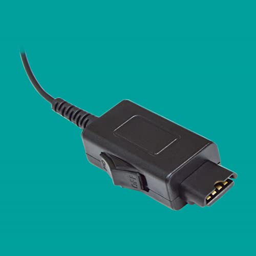 Y-Splitter Adapter Y-Training Cable with Mic Switch Compatible with Plantronics QD Headset for Training Purposes - size: Toggle switch + plantronics-qd