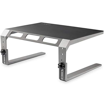 StarTech Monitor Riser Stand for up to 32in, Steel and Aluminum (MONSTND) | For up to 32" (22lb/10kg) Monitor, Computer Monitor Riser, Height Adjustable