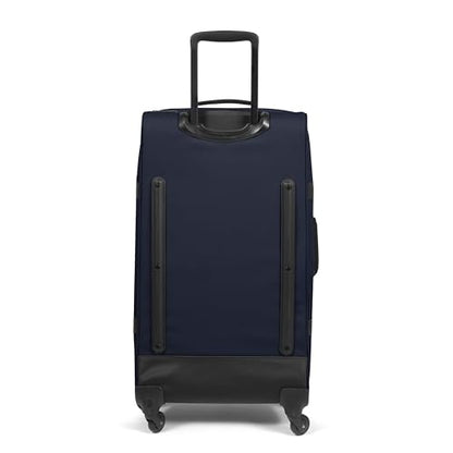 EASTPAK TRANS4 L – 80L Large Checked Luggage Bag, Two Compartments, TSA Lock, 360° Spinner Wheels, and Telescopic Handle, Ultra Marine - color: Ultra Marine, size: 80 Liter Checked Bag