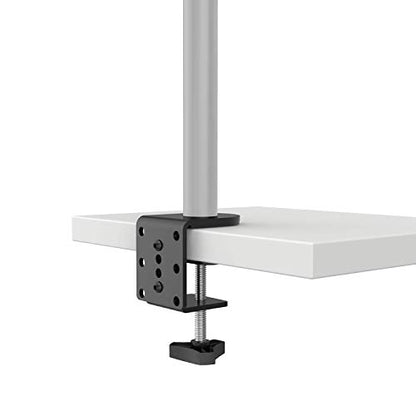 WALI C Clamp Base Stand Mounting Accessory, Desk c-clamp for WALI Monitor Mount Workstation System (C-CLAMP), Black