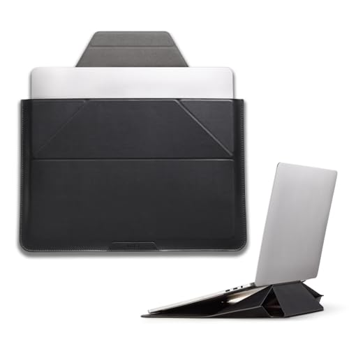MOFT Laptop Carry Sleeve, 2-in-1 Laptop Bag & Stand for 13" MacBook Air/Pro, MacBook Neo &Dell/HP/Lenovo, Stylish Slim Computer Sleeve Bag with Expandable Storage for Computer Accessories, Night Black - color: Night Black, size: 13 Inch
