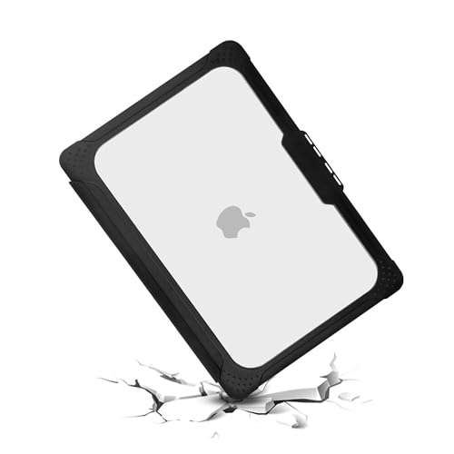 Rugged Protective Hard-Shell Case for 13-inch MacBook Pro 2016 to 2020 2022, Black, Plastic (TP-RCL-MP13MA)