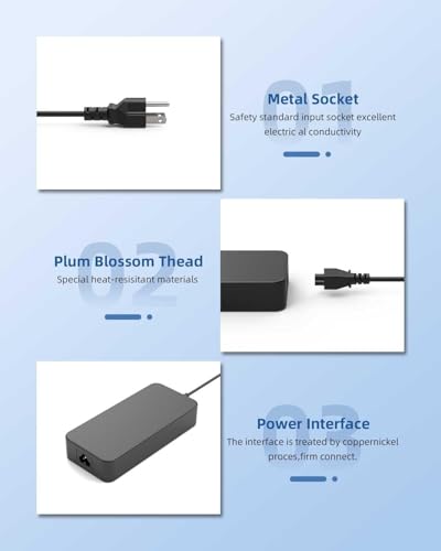 230W Stealth Charger Compatible with MSI GS65, GS66 and More, Including Chicony A17-230P1A, A12-230P1A for Creator 15, 17 Stealth Gaming Laptops, Power Adapter Supply Cord