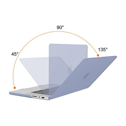 MOSISO Compatible with MacBook Pro 16 inch Case M5 M4 M3 M2 M1 2026-2021 | A3429 A3428 A3403 A3186 A2991 A2780 A2485, Protective Hard Shell Case&Keyboard Cover&Screen Film&Pouch, Lavender Gray - color: Lavender Gray