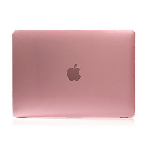 RUBAN Compatible with MacBook Pro 13 inch Case 2023, 2022, 2021-2016 M2 M1 A2338 A2289 A2159 A2251 A1989 A1708 A1706 with/Without Touch Bar, Snap On Hard Shell Case Cover (Crystal Rose) - color: Crystal Rose