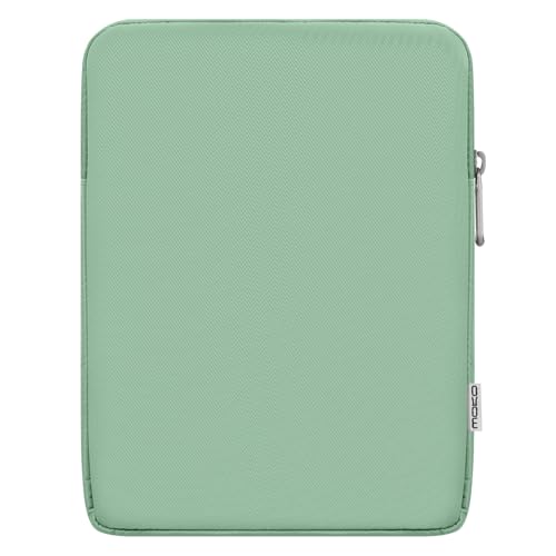 MoKo 7-8 Inch Tablet Sleeve Bag, Polyester Pouch Cover Case Fits iPad mini (A17 Pro) 8.3" 2024, iPad mini 6/5/4/3/2/1, Samsung Galaxy Tab S2 8.0, Tab A 8.0, ZenPad Z8s 7.9, Dark Green - color: Dark Green, size: 7-8 inch