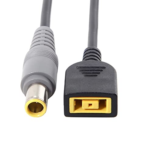 JMT DC 7.9 x 5.5mm Round Jack to Square USB Plug Converter Laptop Power Adapter Connector Cable Compatible for Lenovo ThinkPad IBM Charger (15cm,7.9mm Male-USB Female) - color: 7.9mm Male-USB Female