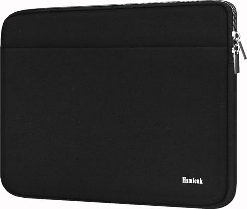 Laptop Sleeve Case 15 inch, Shockproof Protective Computer Cover Bag with Accessory Pocket, Travel Bags Carrying Laptop Sleeve for 15" HP, ASUS, Dell, Lenovo, Acer, Black - color: Black, size: 15 inch