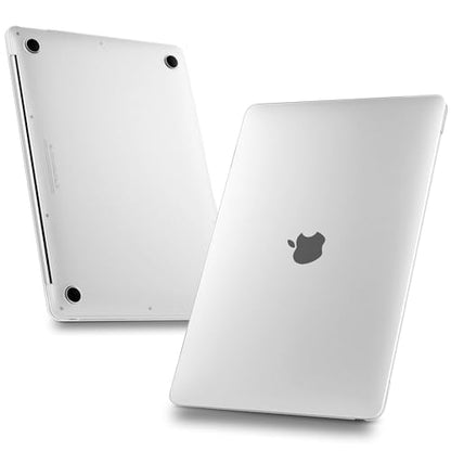 Batianda Matte Ultra-Thin MacBook Pro 13 inch Case 2022 2020 Release Model A2338 M1 M2 A2251 A2289 Fingerprint-Resistant, Precision Fit, Durable with TPU Keyboard Cover and OTG Adapter,Translucent - color: Translucent