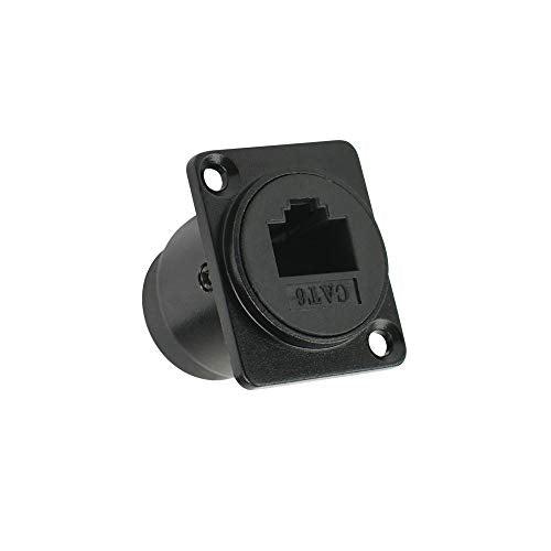 Toronce D R Series D-CAT6 Passthrough Panel-Mount Connector (D-CAT6_5Pack) - size: D-CAT6_5Pack
