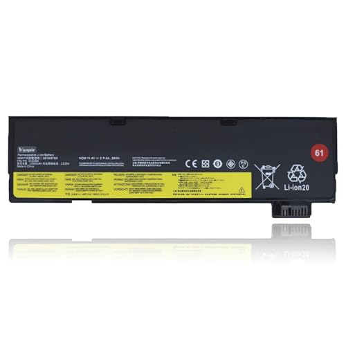 01AV490 Laptop Battery Compatible with Lenovo ThinkPad T570 T470 T480 T580 A485 A475 P51S P52S TP25 Series SB10K97580 01AV452 SB10K97597 01AV423 01AV422 SB10K97579 01AV424 11.4V 24Wh - size: 8.21*2.51*0.92 inch 01AV490
