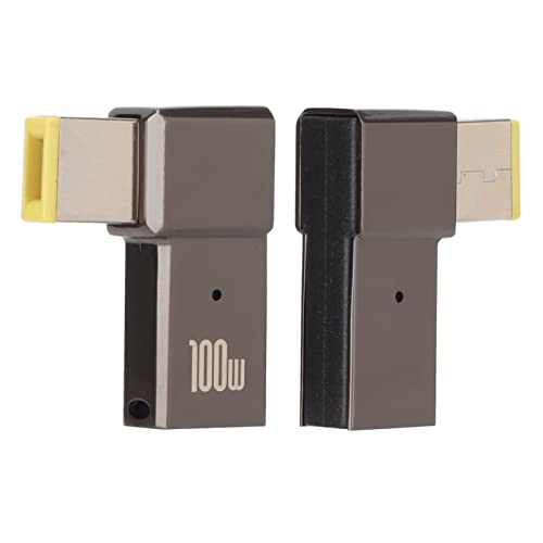 USB C to Slim Tip Adapter, PD Charge Converter 100W 5A Laptop USB C Female Input to Slim Tip for Thinkpad T Series Yoga G50 Z X E Series