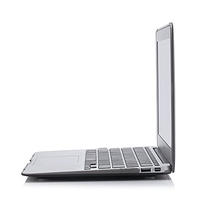 RUBAN Case Compatible with MacBook Air 13 Inch (Models: A1369 & A1466, Older Version 2010-2017 Release), Slim Snap On Hard Shell Protective Cover, (Grey) - color: Grey