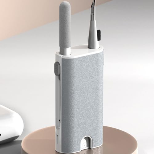 Multifunctional Cleaning Kit for Headset and Laptop with Keyboard Screen Brush, Microfiber Cloth, and Sponge Convenient Electronic Device Cleaning Tool to Prolong Device Lifespan