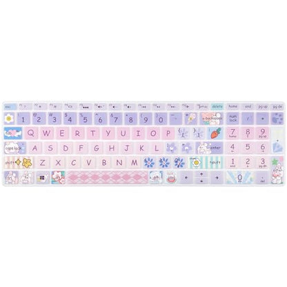 Cute Keyboard Cover for 15.6’’ HP Laptop 15-dw 15-dy 15-ef 15-da/db/bs 15-dy5033dx 15-dw0083wm 15-ef2126wm 15-da0014dx, Envy x360 15m-dr/ds 17-bs/bw, Pavilion 15-cs/cc, Cute Bunny - color: Cute Bunny