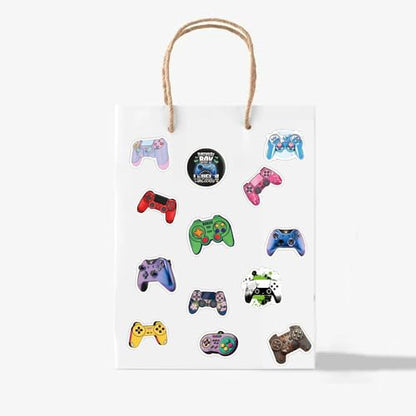 120pcs Play Game Stickers for Laptop, Cool Game Classic Cartoon Vinyl Decals for Laptop Water Bottle Luggage Cup Phone Tablet Flasks Bike Botebook Car - style: 120P play game
