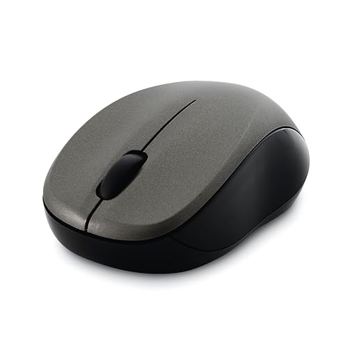 Verbatim 2.4G Wireless LED Silent Mouse - Noiseless and Silent Click Computer Mouse with Nano Receiver for Mac and PC - Graphite - style: Graphite Mouse