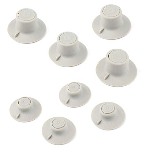 8 Pcs Small Notebook Laptop Cooling Pads Skidproof Pad Cooler Stand 8 (4pcs Large + 4pcs Small)