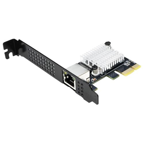 IO CREST Single Port 10 Gigabit Ethernet PCI-e x1 Network Card RTL8127 Chipset - size: 1-Port 10G 8127, style: 10 Gigabit