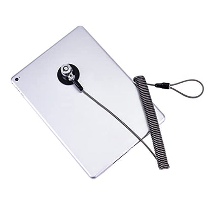 Laptop Cable Lock Hardware Security Cable Lock Anti Theft Retractable Lock for Tablet Laptop and All Other Notebooks and Tablets(5pack) - size: 5 Packs