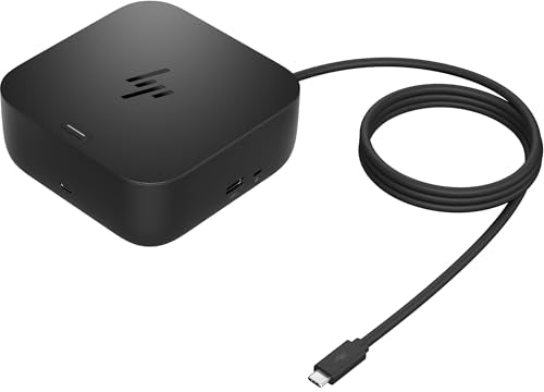HP USB-C 100W Docking Station with 100W Power Delivery | Bundle with Dockztorm Hub (USB-C, HDMI, Dual DisplayPort, Ethernet, Nano Lock Slot, USB-A Ports)-2Pack - size: 2 Pack