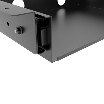 13 inch Under Desk Slide Out Storage Shelf, Sliding Under Desk Tray Drawer for Standing Desks, Workstations, Cabinet or Gaming
